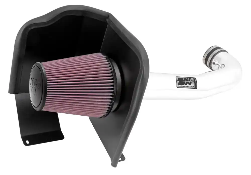 K&N 77 Series Cold Air Intake System, Chrome Tube :: 2014-2018 Silverado 1500 5.3L, 6.2L Brand New