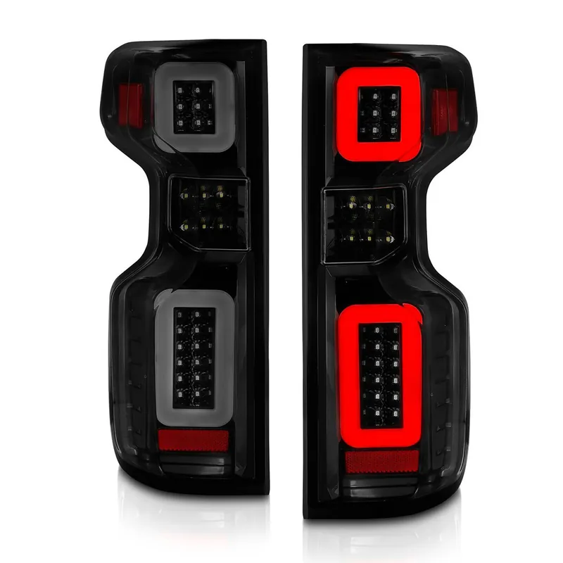 Instant Buy ANZO Sequential LED Taillights, Black Housing, Smoke Lens :: 2019-2021 Silverado 1500