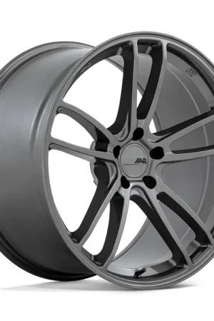 American Racing Mach Five Front or Rear Wheel, Graphite, 19x10 +40 :: 2015-2025 Ford Mustang Direct From Factory