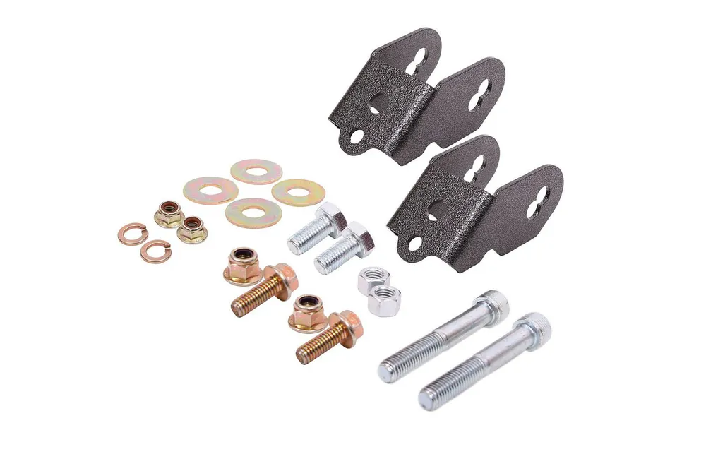 BMR Rear Camber Adjustment Lockout Kit, Black Hammertone :: 2015-2026 Ford Mustang Instant Buy