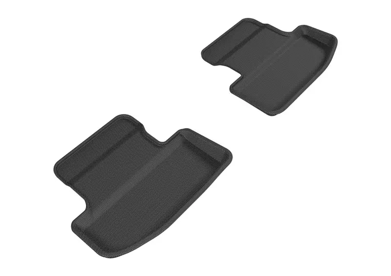 3D MAXpider Kagu All-Weather Floor Liners, Rear, Black :: 2015-2025 Ford Mustang Direct From Factory