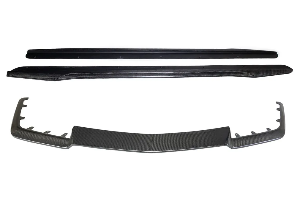 Cadillac CTS-V Front Splitter & Side Skirts, Carbon Fiber :: 2009-2015 Cadillac CTS-V Coupe Final Sale