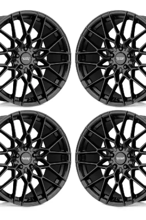 American Racing Barrage Wheel Set, Satin Black, 19x9/19x10 :: 2015-2025 Ford Mustang High Quality