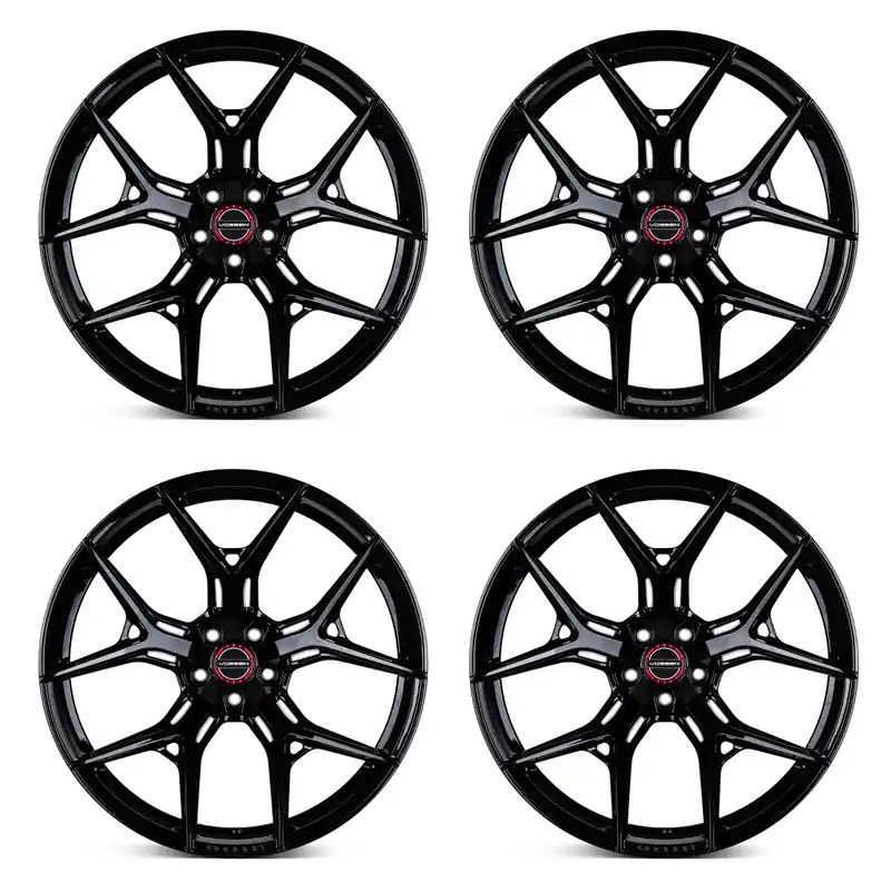 Deal Vossen HF-5 Hybrid Forged Wheel Set, Gloss Black, 20x9.5 +16/20x11 +35 :: 2010-2024 Camaro