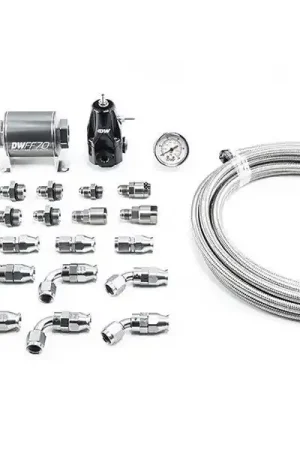 Bargain DeatschWerks -8AN Feed -6AN Return PTFE Plumbing Kit :: 2010-2015 Camaro
