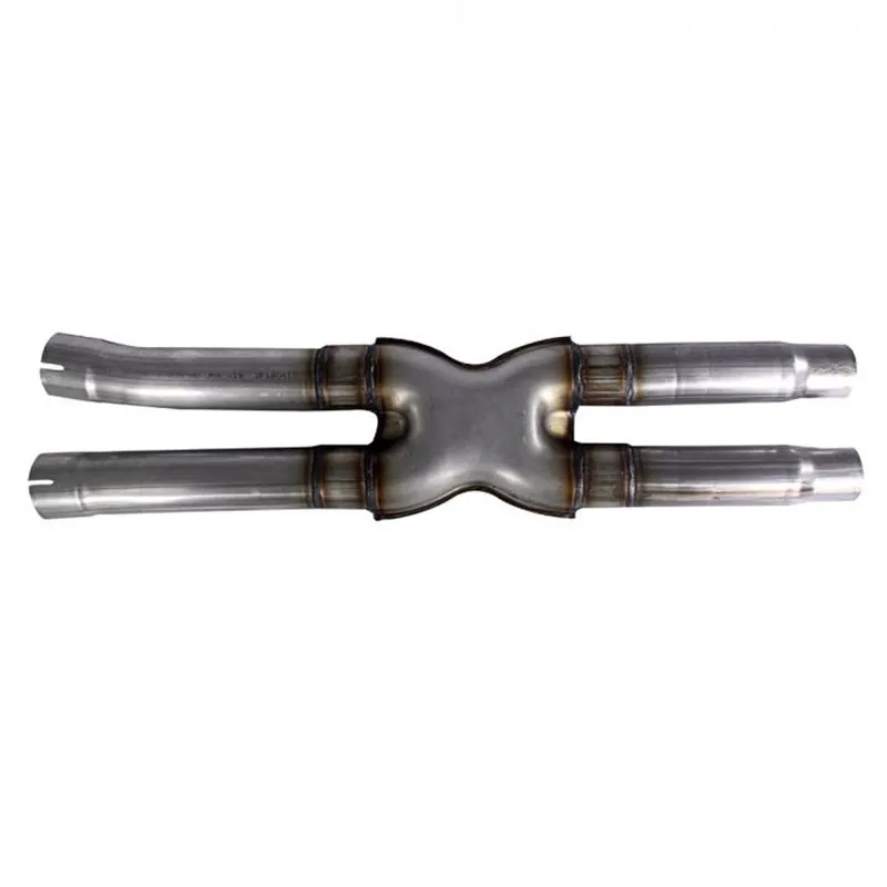 MBRP Armor Plus Race 2.5" Resonator Delete X-Pipe :: 2015-2026 Ford Mustang GT w/ Non-Active Exhaust Limited Offer