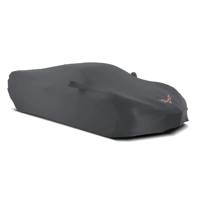 One Day Deal Holda Superstretch Indoor Car Cover with Logo :: 2020-2025 C8 Corvette Stingray
