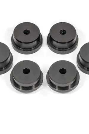 New Release BMR Rear Cradle Bushing Kit, Aluminum, Black :: 2015-2026 Ford Mustang