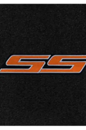 Lloyd Ultimat Trunk Mat, Black Mat w/ Orange SS Logo :: 2016-2024 Camaro Coupe Shop Now
