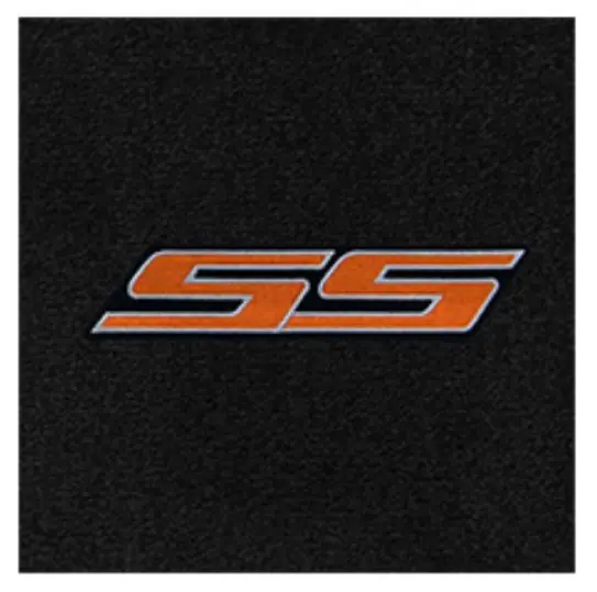 Lloyd Ultimat Trunk Mat, Black Mat w/ Orange SS Logo :: 2016-2024 Camaro Coupe Shop Now