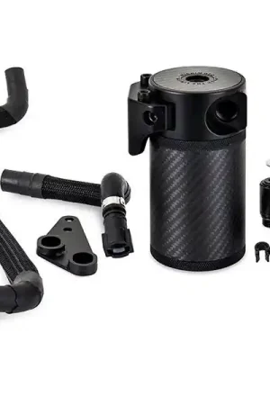 Mishimoto Baffled Carbon Fiber Oil Catch Can, PCV Side :: 2020-2026 C8 Corvette Coupe Limited Time