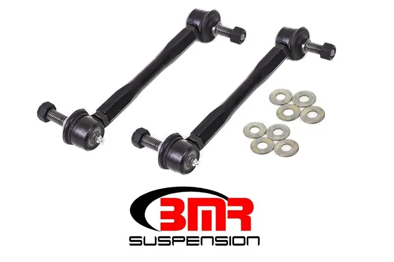 Fast Shipping BMR Front Adjustable Sway Bar End Links, Black :: 2016-2024 Camaro