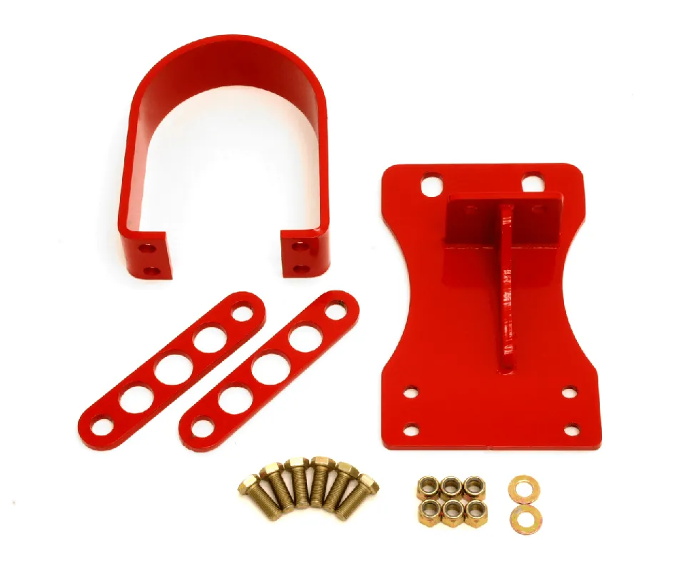 Bulk Order BMR Driveshaft Safety Loop, Red :: 2010-2015 Camaro (V8 Manual, V6 Automatic)