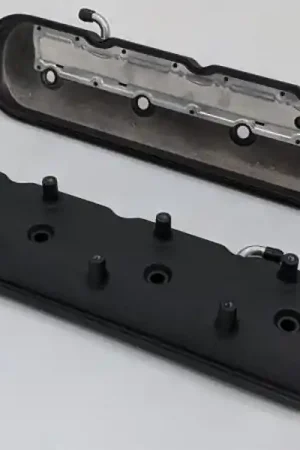 Low Price Granatelli Standard Valve Covers With Integral Angled Coil Mounts, Black Wrinkle Finish :: 2010-2015 Camaro SS, ZL1, & Z28