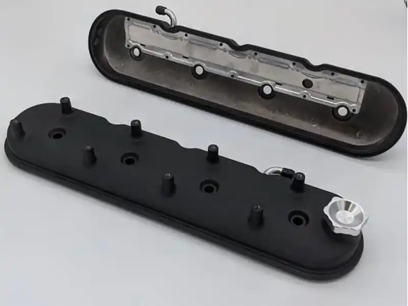 Low Price Granatelli Standard Valve Covers With Integral Angled Coil Mounts, Black Wrinkle Finish :: 2010-2015 Camaro SS, ZL1, & Z28