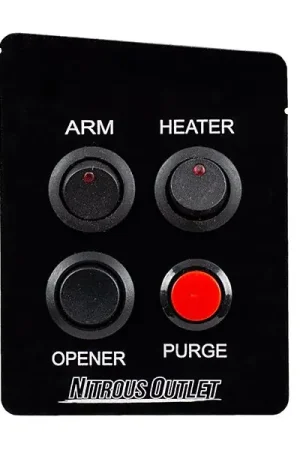 Nitrous Outlet Power Outlet Tray Switch Panel :: 2014-2019 C7 Corvette Fan Favorite
