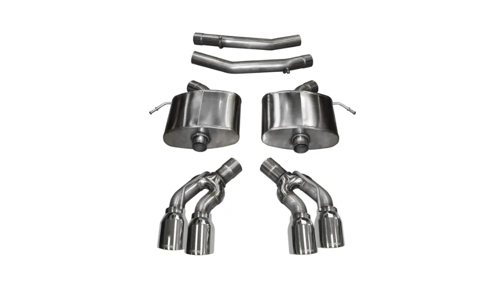 Corsa Xtreme Axle-Back Exhaust With Polished Tips :: 2016-2019 Cadillac CTS-V Original