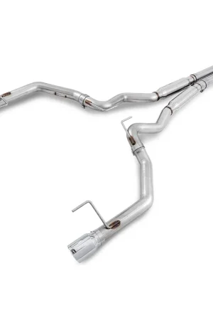 Order Now AWE Track Edition 3" Cat-Back Exhaust System w/4" Dual Chrome Tips :: 2015-2017 Ford Mustang GT