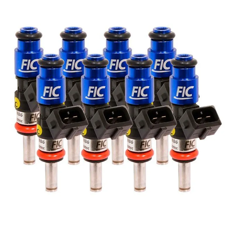 Buy Direct Fuel Injector Clinic 1200cc (130lbs) Injectors w/ Wiring Adapter, Set of 8 :: 2005-2007 Corvette Base