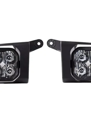 Diode Dynamics SS3 Type SV2 Max Fog Light Kit, Yellow SAE/DOT Fog :: 2019-2021 Silverado 1500 Special Discount