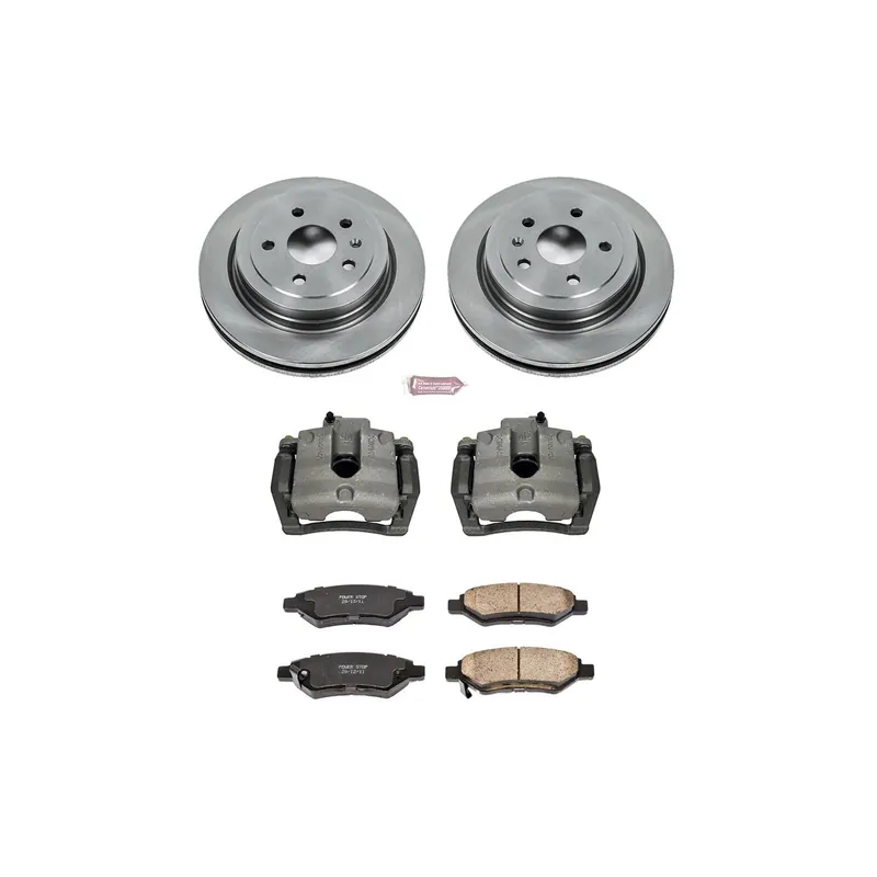 Powerstop Z17 Evolution Plus Stock Replacement Brake Upgrade Kit w/ Calipers, Rear :: 2010-2015 Camaro V6 Last Chance