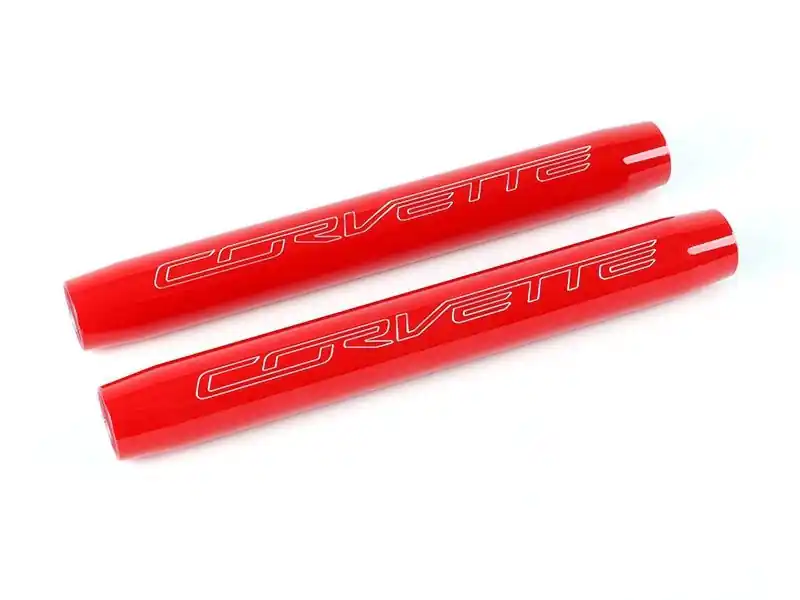 American Brother Designs Hood Shock Covers, Corvette Font Logo, Color Options :: 2014-2019 C7 Corvette Stingray, Z06 Super Sale