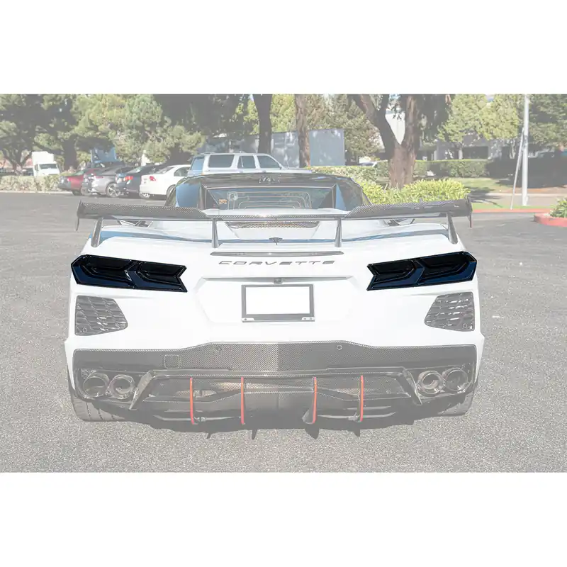 Exclusive C8 Corvette Tinted Tail Light Covers :: 2020-2026 Corvette C8