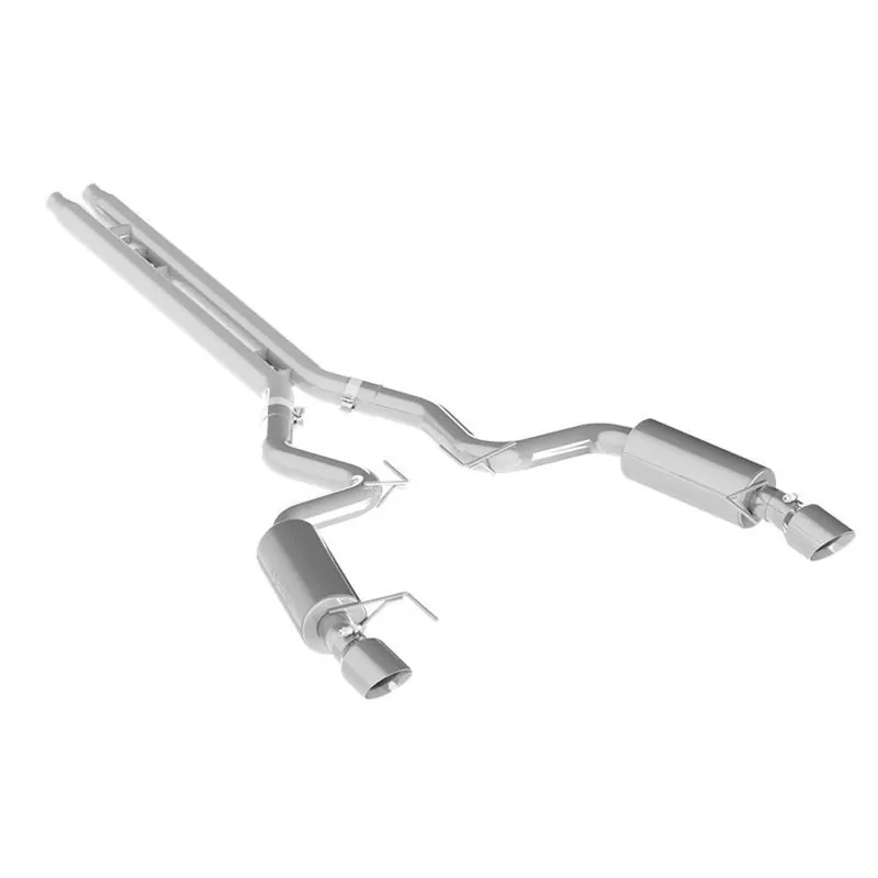 Seasonal Sale MBRP Armor Pro Street 3" Cat-Back Exhaust System w/ 4.5" Dual Polished Tips :: 2015-2017 Ford Mustang GT Convertible