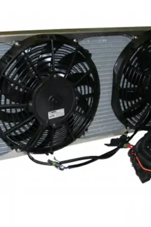 AFCO Aluminum Heat Exchanger w/Dual Fan Kit :: 2012-2015 Camaro ZL1 Big Sale