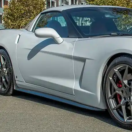 Warranty Included C6 Corvette Side Skirts, Carbon Fiber :: 2005-2013 C6 Corvette Base & Z51