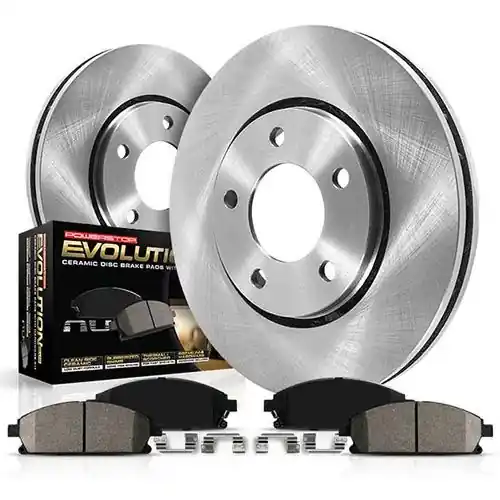 Place Order PowerStop Z17 Evolution OE Rear Brake Kit :: 2015-2023 Ford Mustang V6 & EcoBoost w/ 2 Piston Front Calipers