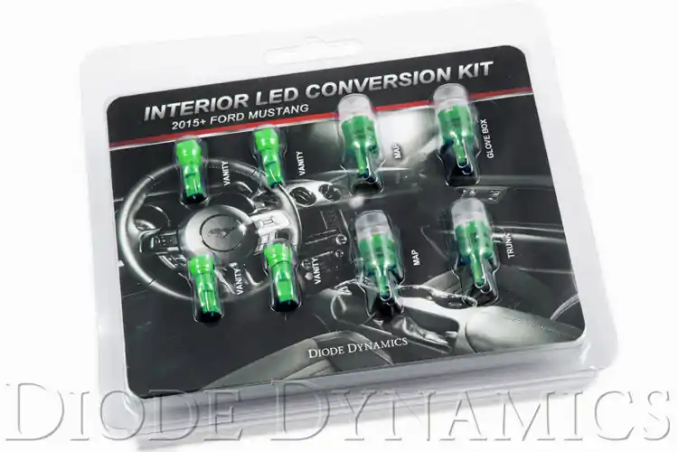 Price Drop Diode Dynamics Stage 2 Interior LED Light Kit, Green :: 2015-2017 Ford Mustang