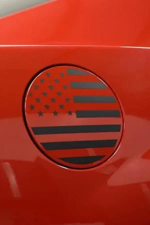 Weekend Sale Phastek American Flag Fuel Door Overlay :: 2010-2015 Camaro