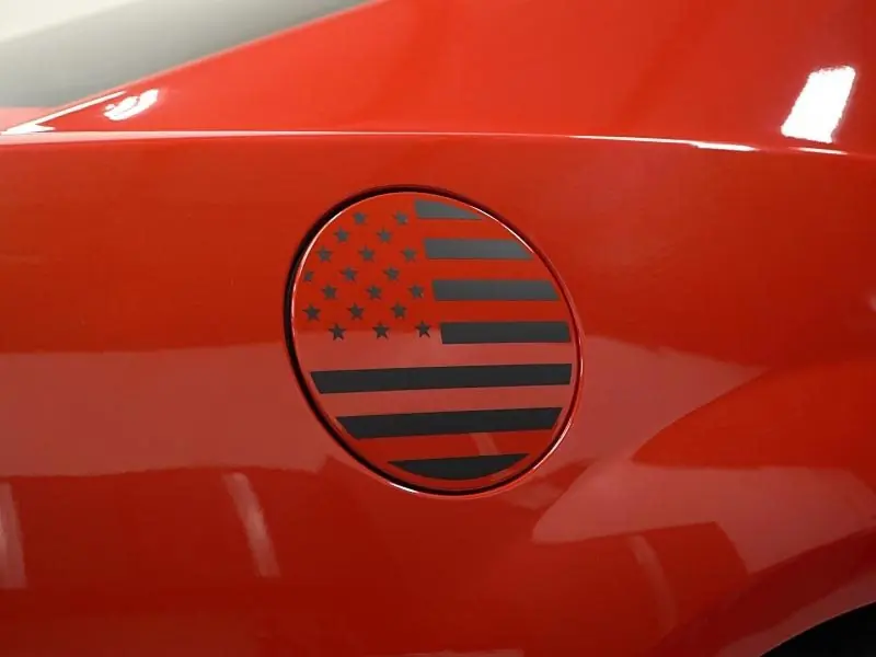 Weekend Sale Phastek American Flag Fuel Door Overlay :: 2010-2015 Camaro