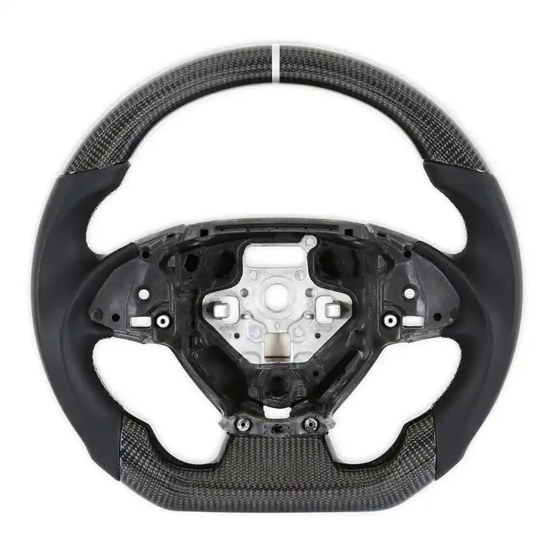Drake Steering Wheel, Carbon Fiber w/Leather Grips, Non-Heated :: 2016-2024 Camaro Brand New