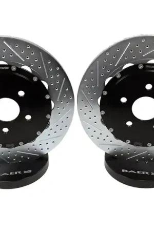 Baer EradiSpeed+ Drilled & Slotted Rotors (Rear) :: 2010-2015 Camaro SS, SS/1LE & ZL1 Professional Grade