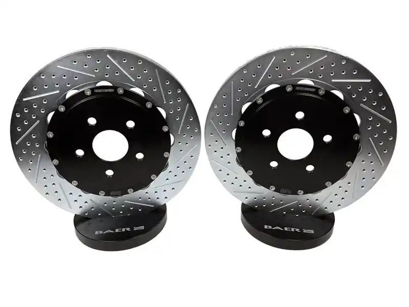 Baer EradiSpeed+ Drilled & Slotted Rotors (Rear) :: 2010-2015 Camaro SS, SS/1LE & ZL1 Professional Grade