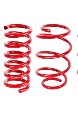 Authentic BMR 1.25" Front & .5" Rear Lowering Springs, Performance Version :: 2015-2026 Ford Mustang w/o Magneride