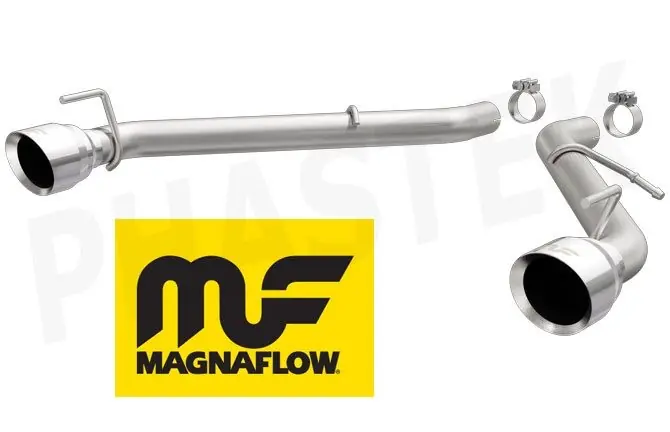 Grab Now MagnaFlow Competition Series Muffler Delete Axle-Back Exhaust, 4.5" Twin Polished Tips :: 2016-2024 Camaro V6