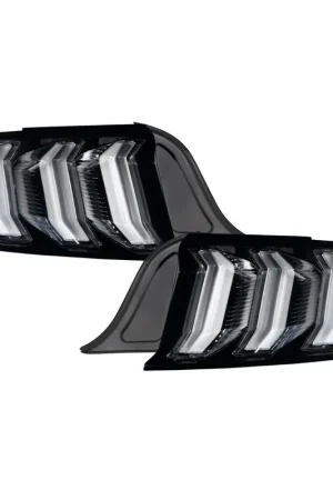 Form Lighting LED Tail Lights, Clear :: 2015-2023 Ford Mustang Latest