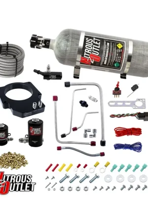 Flash Sale Nitrous Outlet Hardline 83mm Plate System, 12lb Composite Bottle :: 2016-2019 Cadillac CTS-V