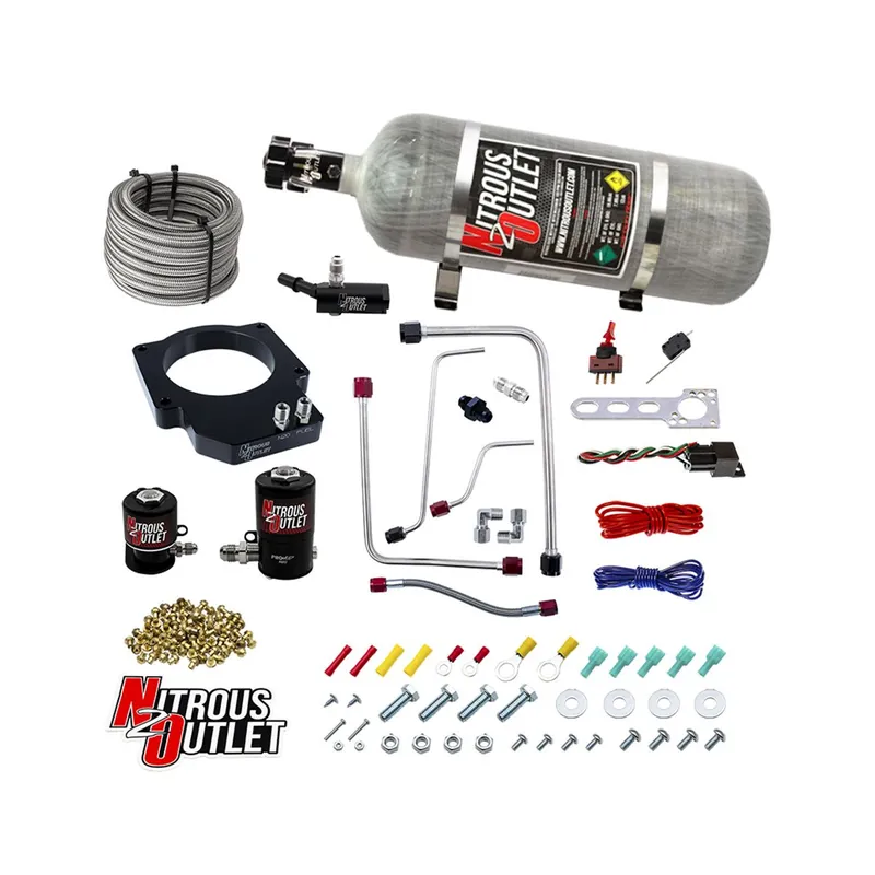 Flash Sale Nitrous Outlet Hardline 83mm Plate System, 12lb Composite Bottle :: 2016-2019 Cadillac CTS-V