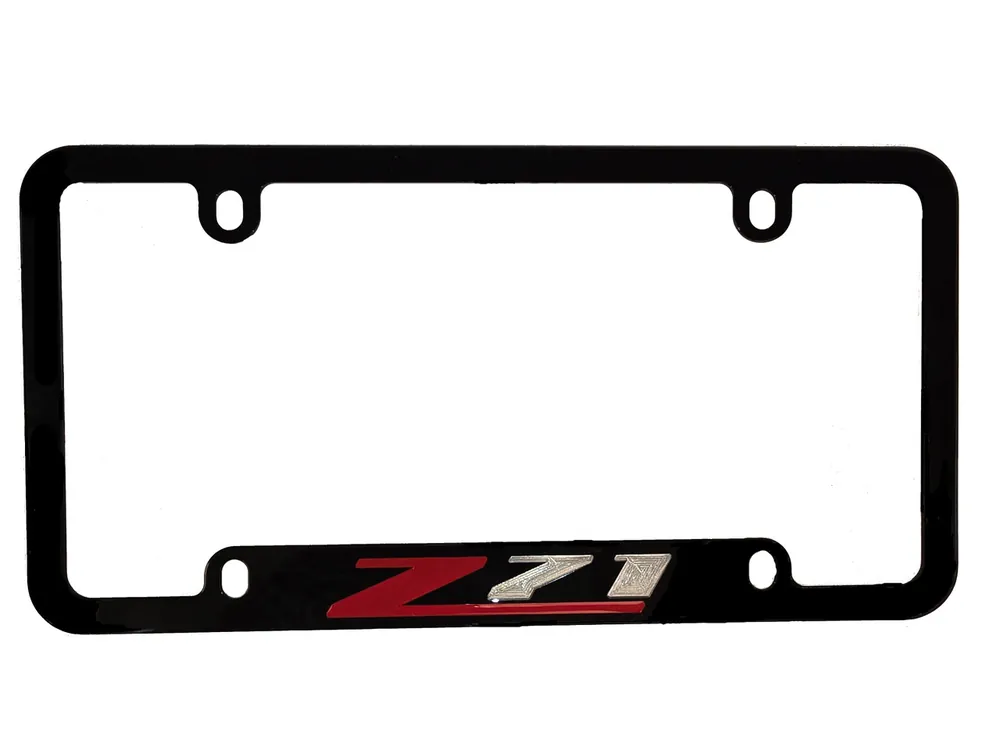 Buy Direct Elite "Z71" License Plate Frame, Black, 50 State Legal :: 2014-2025 Silverado