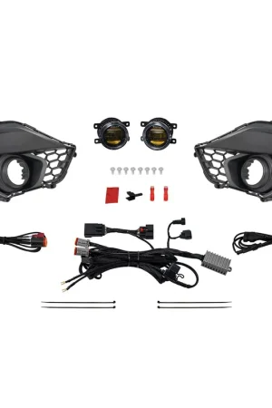 Original Diode Dynamics Elite Series Add-On Fog Lamp Kit, Yellow :: 2024-2026 Ford Mustang GT