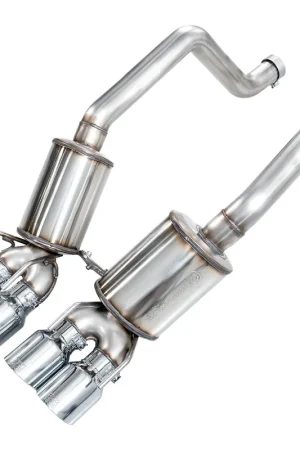 Direct From Manufacturer AWE Touring Edition Axle-Back Exhaust w/ 4.5" Quad Chrome Silver Tips :: 2006-2013 C6 Corvette Z06 & ZR1