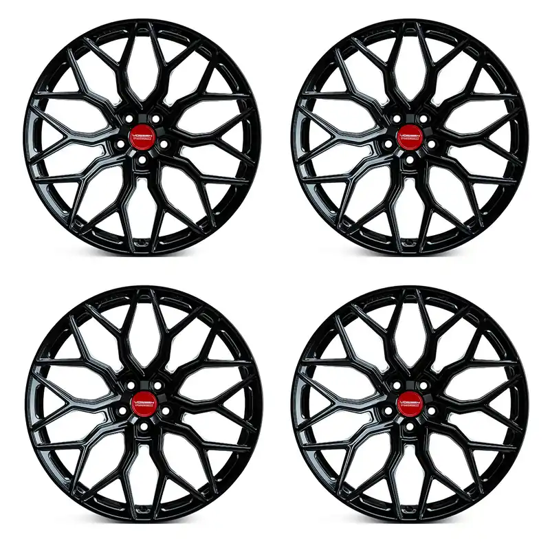 Holiday Sale Vossen HF-2 Hybrid Forged Wheel Set, Gloss Black, 20x9.5 +20/20x11 +40 :: 2010-2024 Camaro