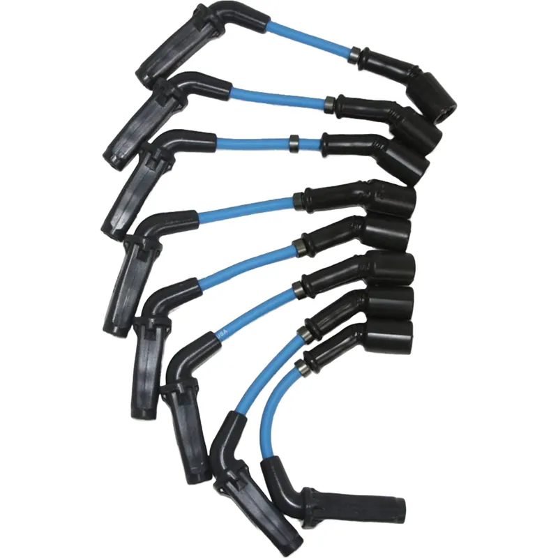 Granatelli Spark Plug Straight Boot Wireset, Blue :: 2020-2025 Corvette Stingray & E-Ray Deal