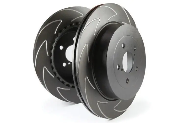 Hassle-Free Returns EBC BSD Slotted Front Rotors :: 2015-2023 Ford Mustang GT w/o Performance Pack, V6 & EcoBoost w/ Performance Pack