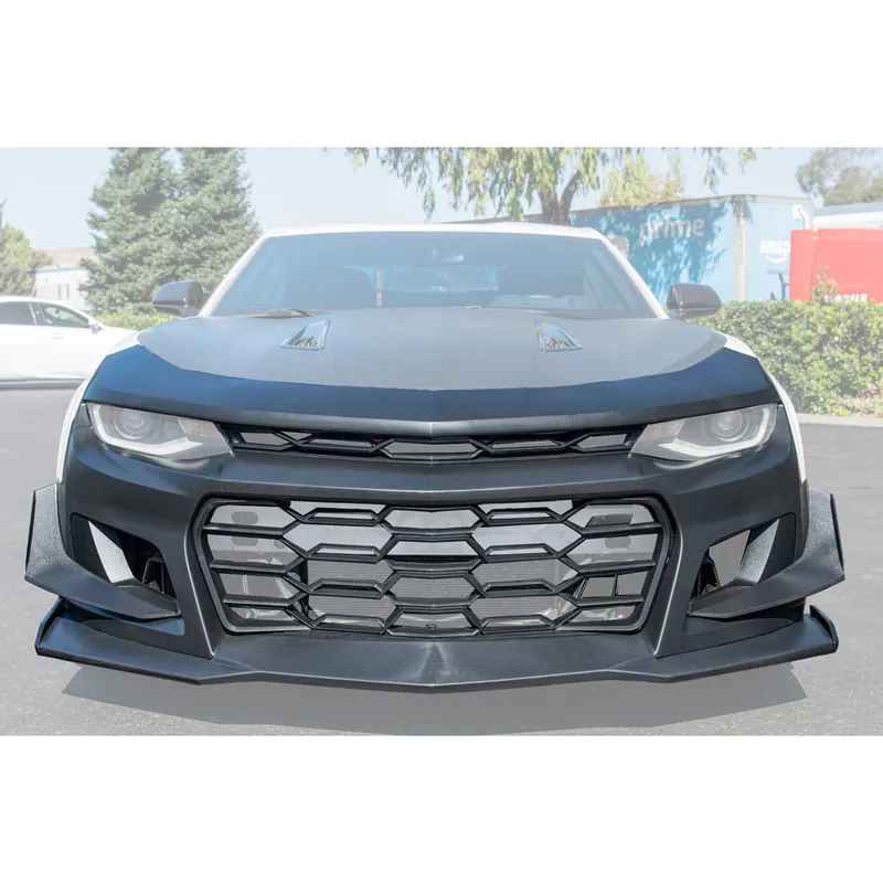 In Demand 6th Gen Camaro ZL1/1LE-Style Front Bumper Conversion Kit, Unpainted :: 2016-2018 Camaro Non ZL1