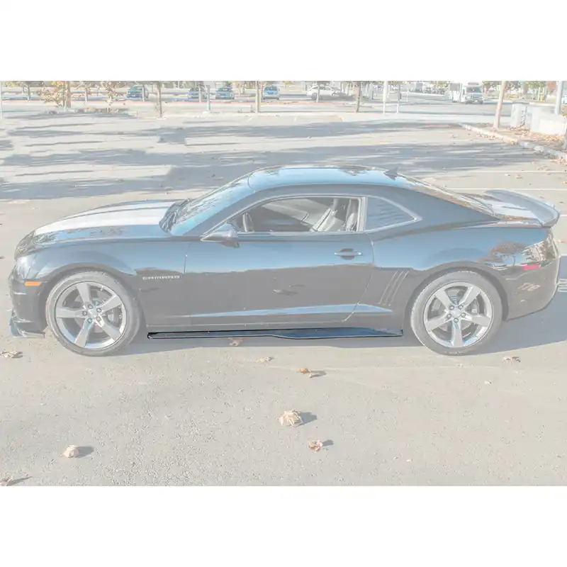 5th Gen Camaro ZL1-Style Side Skirts, Carbon Fiber :: 2010-2015 Camaro V6 & SS Fresh Stock